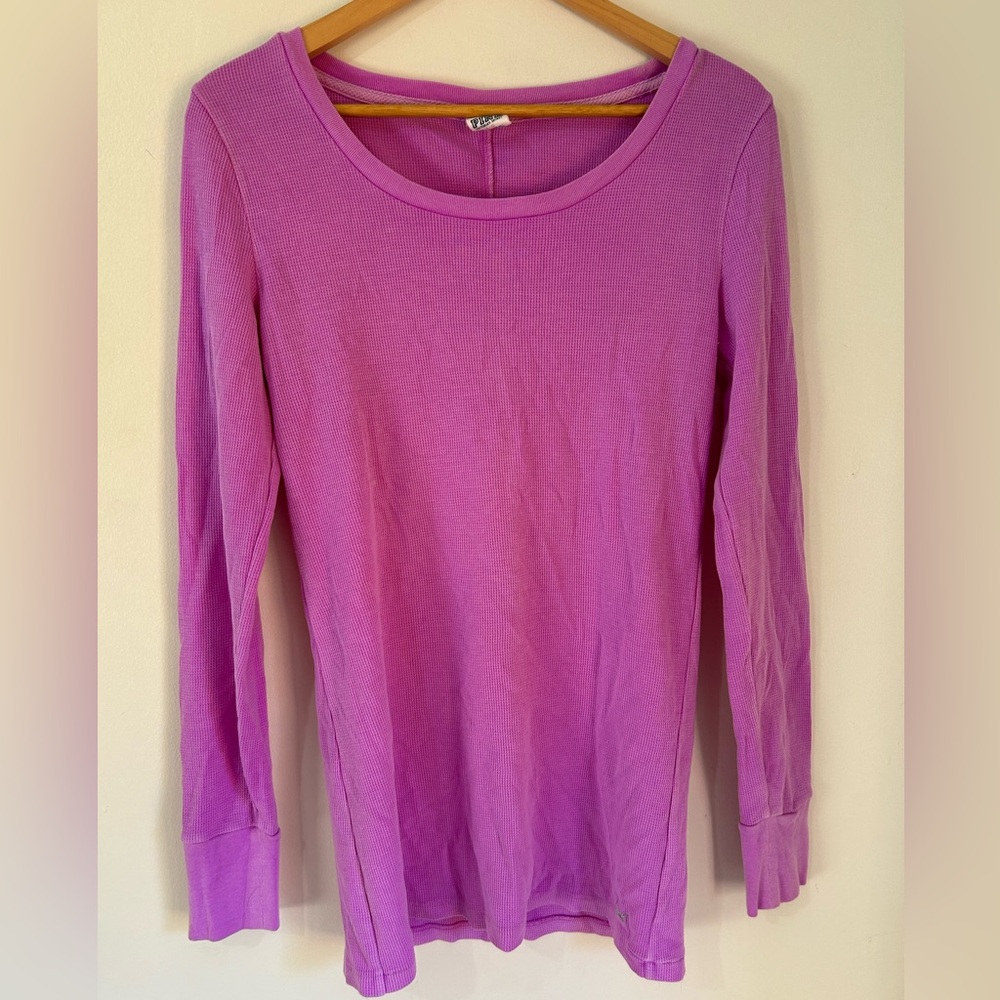 Victoria's Secret Vibrant Pink Long Sleeve Top